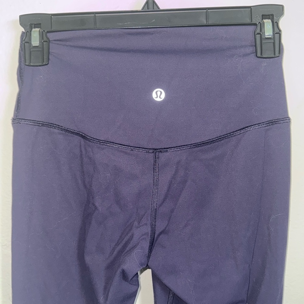 Navy Midnight Blue Full Length Lululemon Leggings